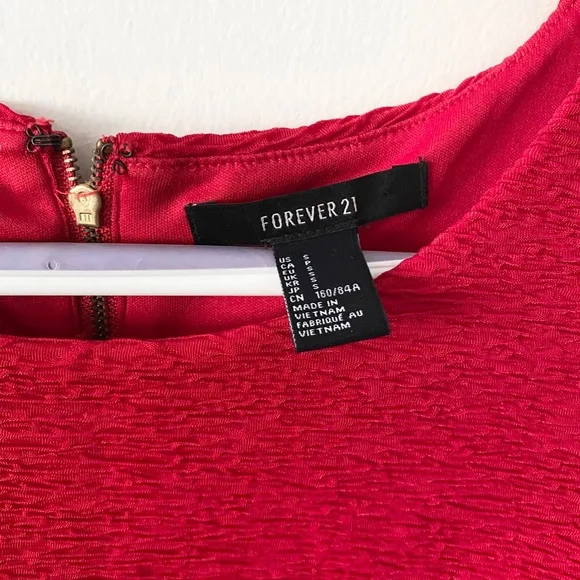 Womens red flare dress size small - Picture 2 of 6